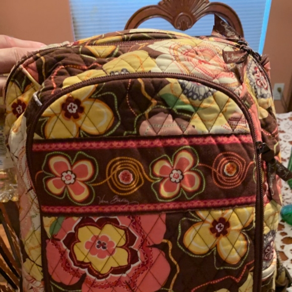 Vera Bradley Paisley Floral Backpacl - Picture 3 of 12